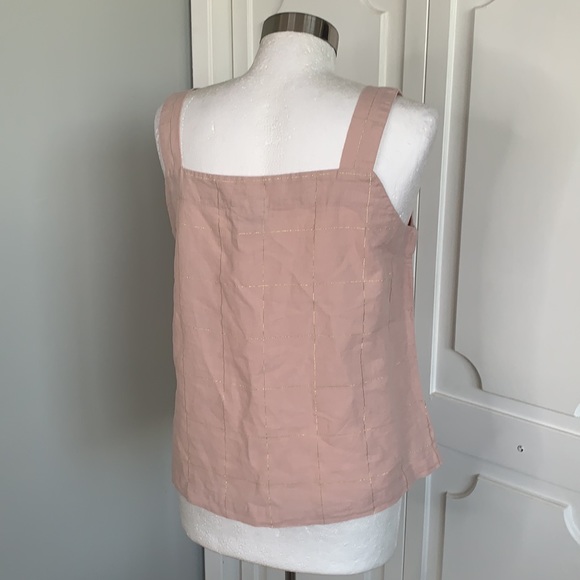 LIZ CLAIBORNE NWT PINK GOLD TOP SIZE S - Picture 5 of 8